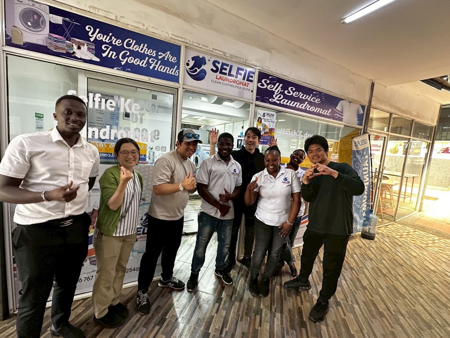 Selfie Kenya store team photo